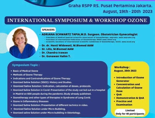 Ozone Therapy in Medical Practice Symposium and Workshop on Ozone Therapy Jakarta (Indonesia) 19-20 August 2023