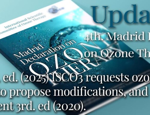 Invitation Take part in the update of the 4th. Madrid Declaration on Ozone Therapy (MD25), which will be published in 2025