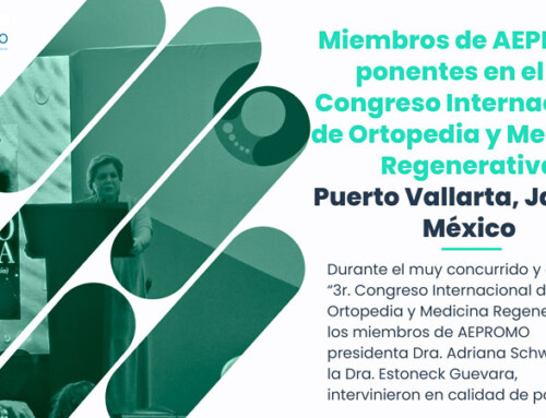 Miembros de AEPROMO ponentes en el 3r. Congreso Internacional de Ortopedia y Medicina Regenerativa Puerto Vallarta, Jalisco, México. 25-28 septiembre 2024