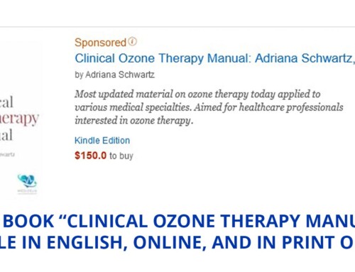 The book “Clinical Ozone Therapy Manual” is available in English, online, and in print on Amazon