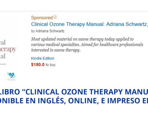 El libro “Clinical Ozone Therapy Manual” está disponible en inglés, online, e impreso en Amazon