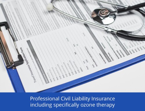 Professional Civil Liability Insurance including specifically ozone therapy